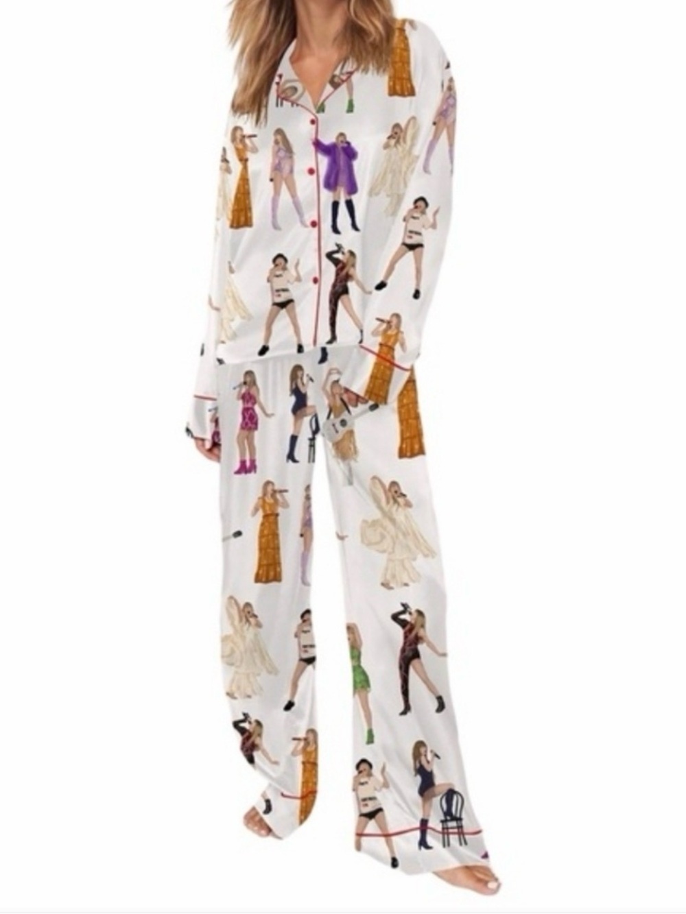 Sheshow Taylor Swift Print Pajama Set